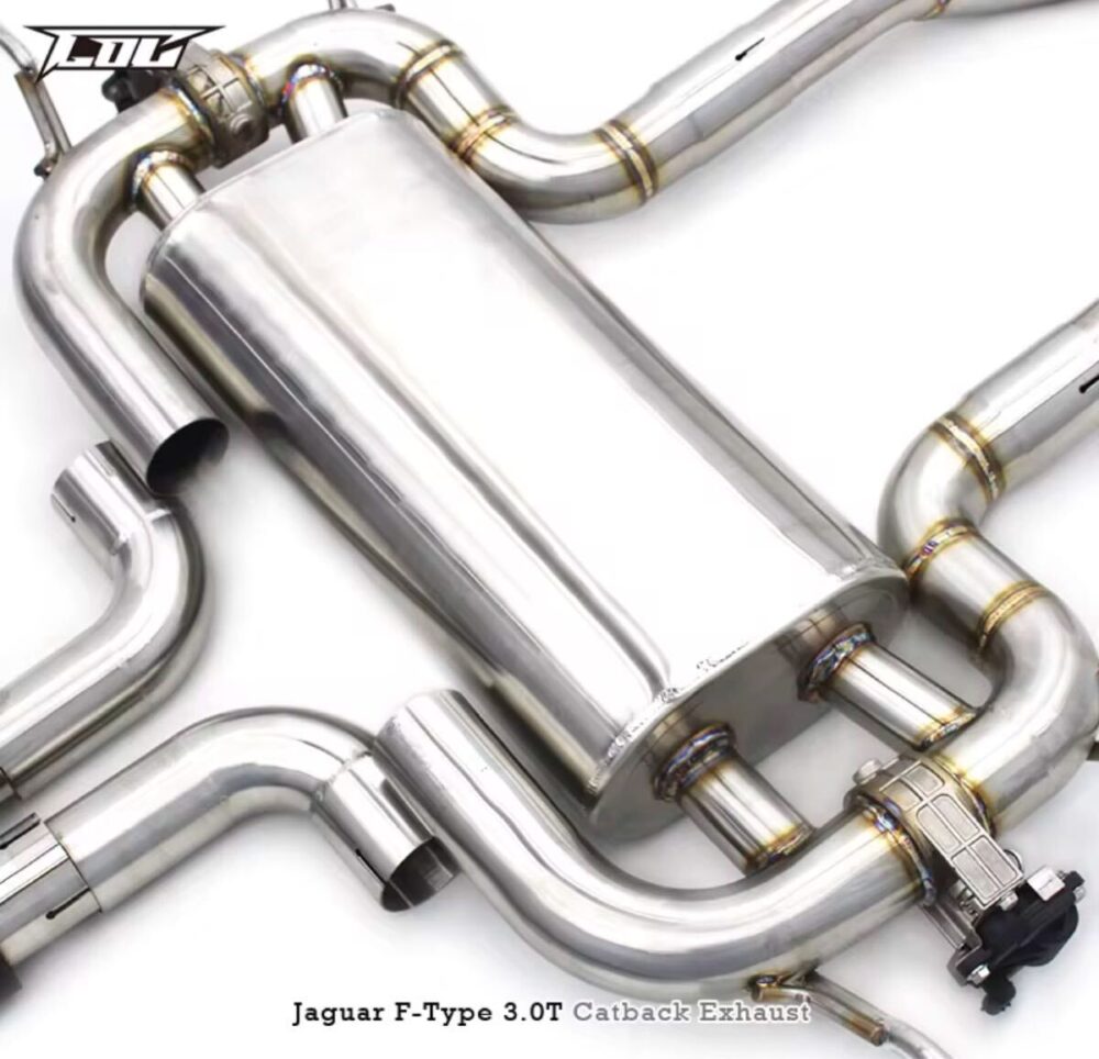 ★C.O.C★ Fタイプ 3.0 可変バルブ ハイパフォーマンスエキゾースト マフラー パイプ 中間 f-type 2.0 R P300 ジャガー