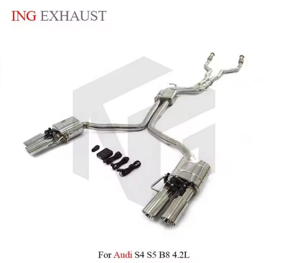 ★ING★ S4 S5 B8 可変バルブ マフラー エキゾースト アウディ audi 可変マフラー 4.2