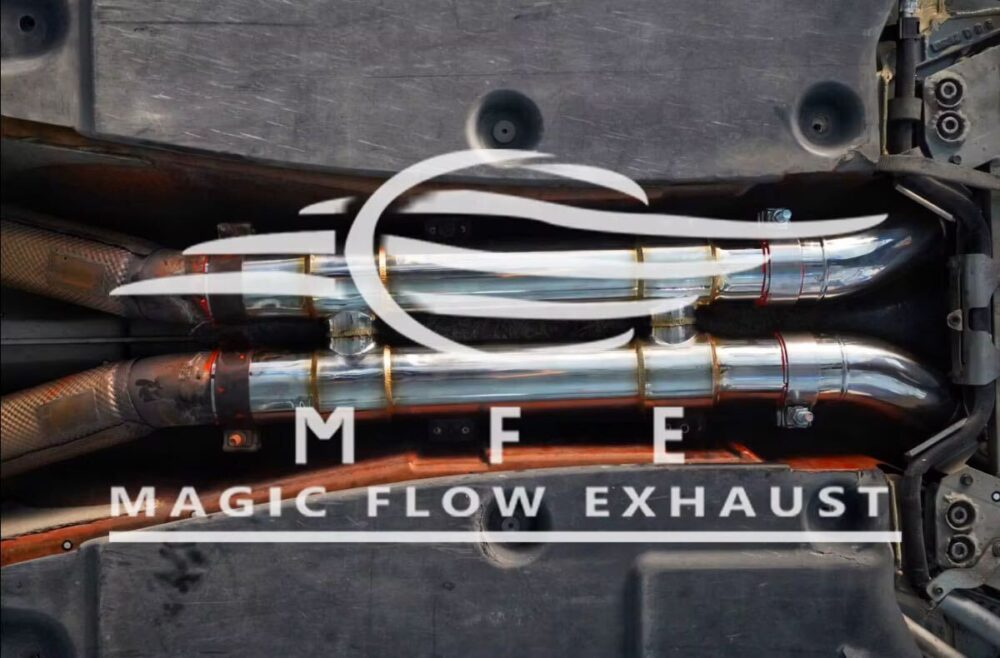 ★MFE★ フェラーリ F12 ベルリネッタ 可変バルブ マフラー エキゾースト 中間 パイプ ミッド リアピース