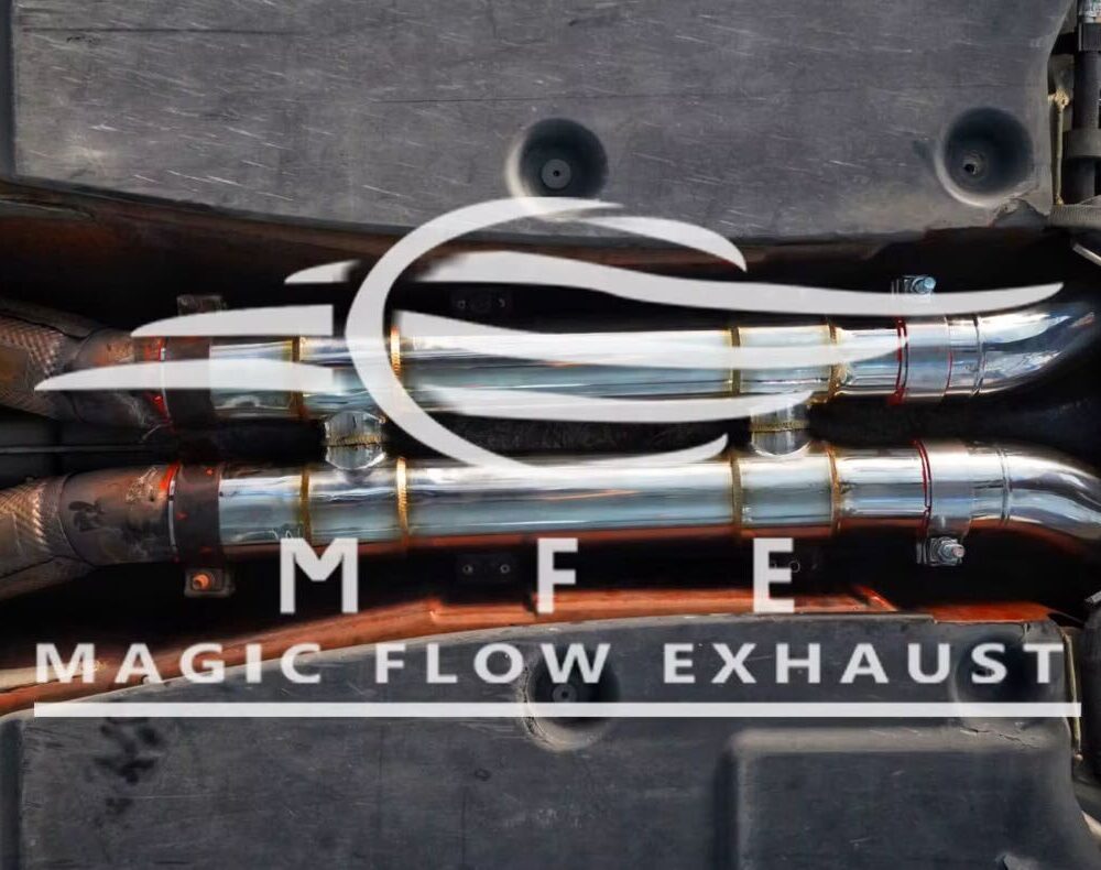 ★MFE★ フェラーリ F12 ベルリネッタ 可変バルブ マフラー エキゾースト 中間 パイプ ミッド リアピース