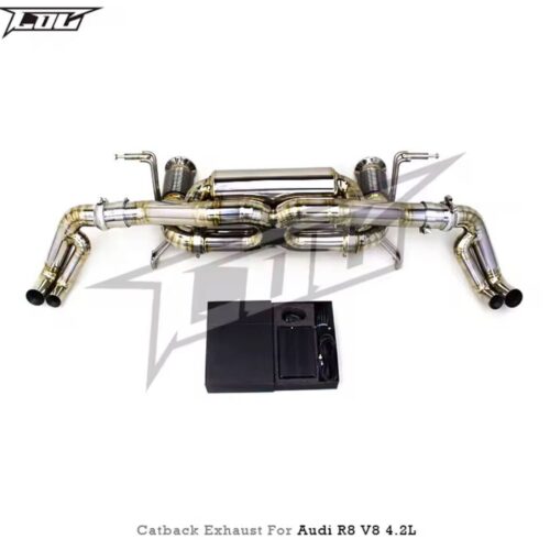★C.O.C★ チタン アウディ R8 V8 2008-2016 可変バルブ マフラー 中間 パイプ センターパイプ Audi ミッドパイプ