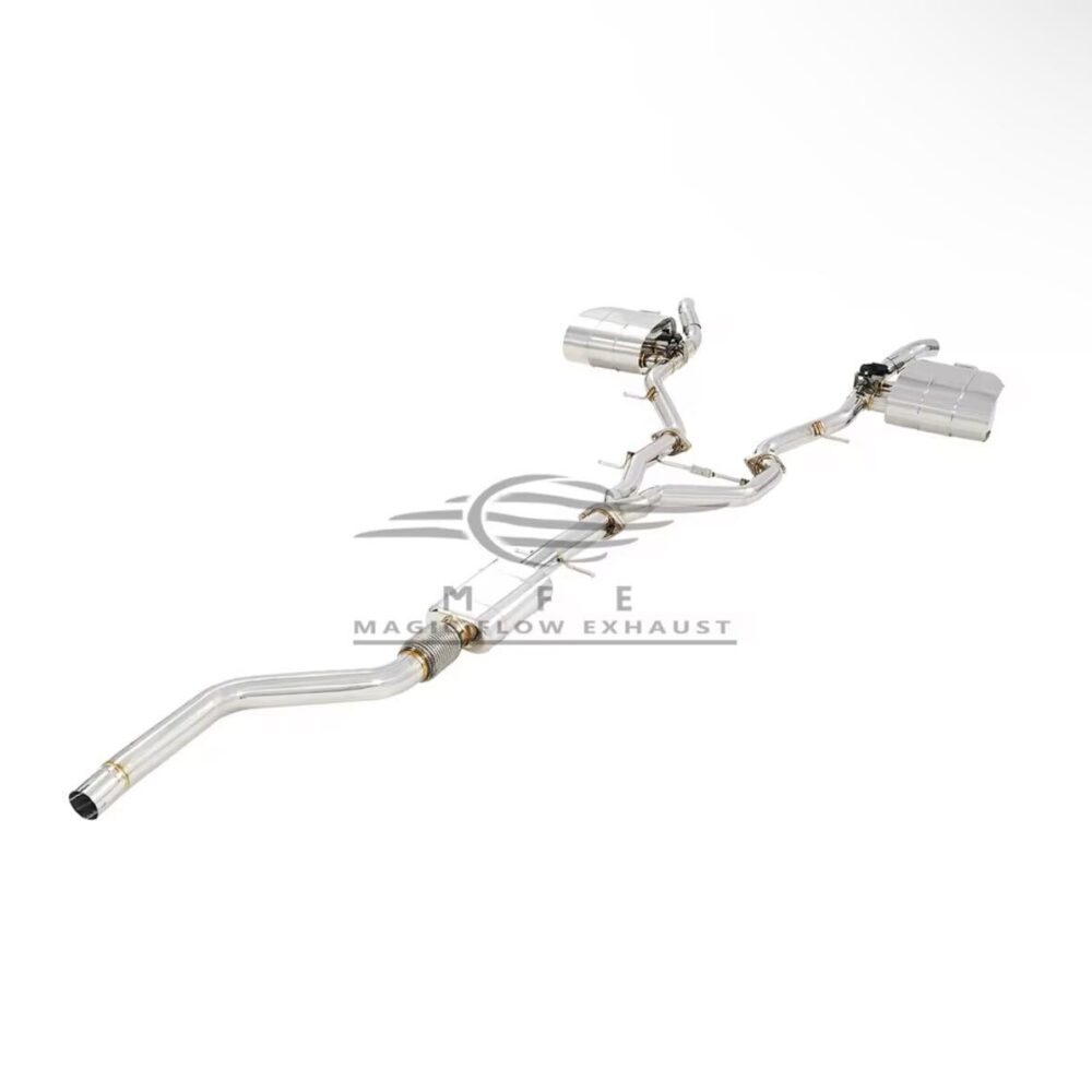 ★MFE★ ヴェラール 2.0 可変バルブ マフラー エキゾースト 中間 パイプ リアピース 可変マフラー P250 P300 レンジローバー