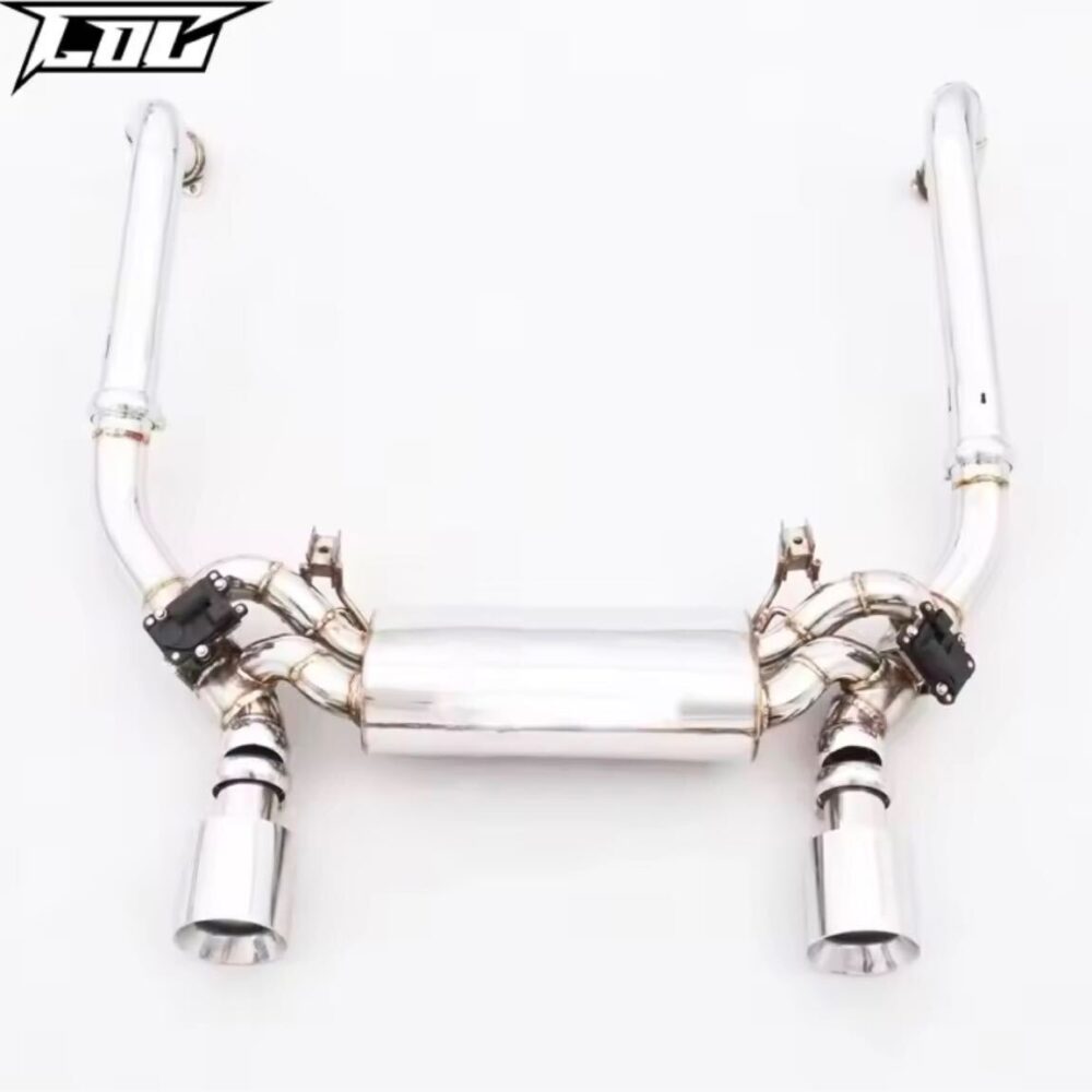 ★C.O.C★ 718 ケイマン ボクスター 可変バルブ ハイパフォーマンスエキゾースト マフラー パイプ 中間 Porsche 2.0 982 S T gts