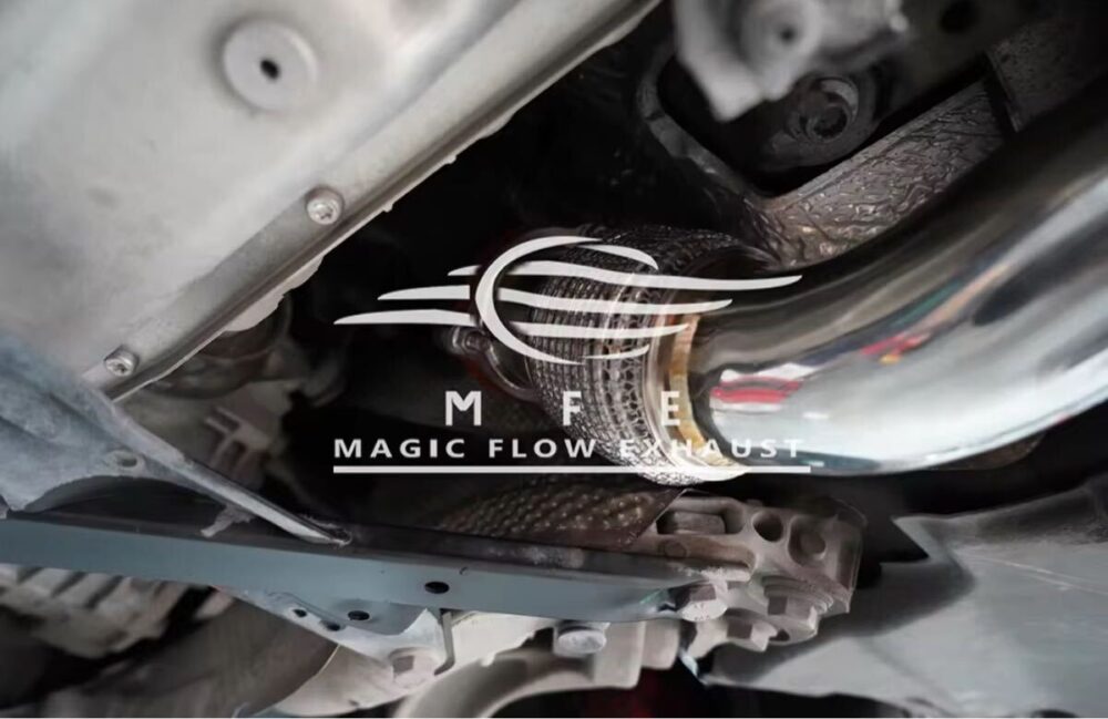 ★MFE★ Q5 FY 2.0 45 可変バルブ マフラー エキゾースト 中間 パイプ ディフューザー リアピース ダウンパイプ 可変マフラー SQ5