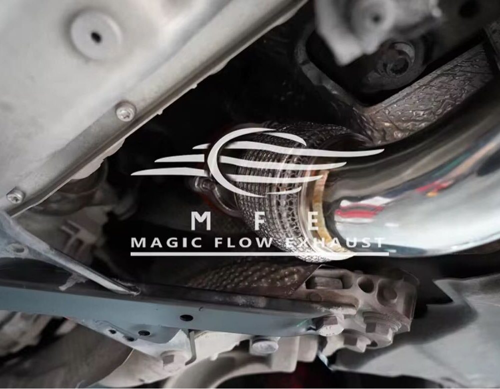 ★MFE★ Q5 FY 2.0 45 可変バルブ マフラー エキゾースト 中間 パイプ ディフューザー リアピース ダウンパイプ 可変マフラー SQ5