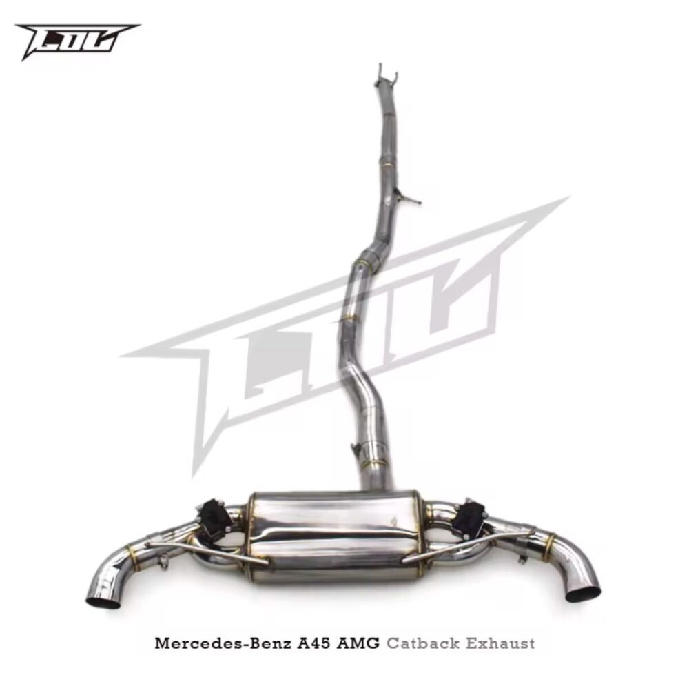 ★C.O.C★ A45 W176 可変 バルブ スーパースポーツ マフラー AMG メルセデス ベンツ A45s ダウンパイプ 2