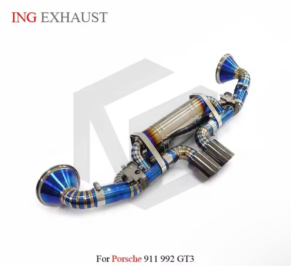★ING★ チタン 911 992 GT3 可変バルブ マフラー エキゾースト ポルシェ PORSCHE