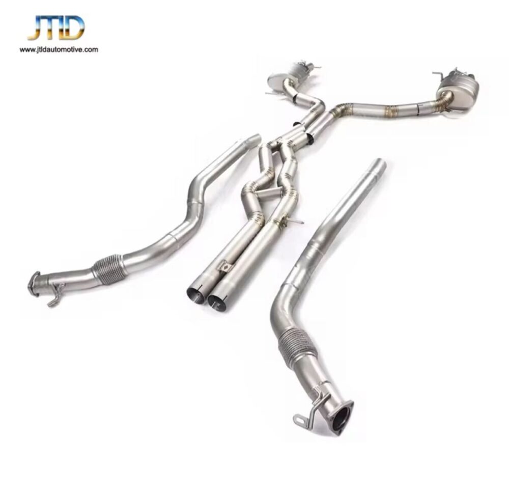 ★JTLD★ RS6 RS7 C8 可変バルブ マフラー パイプ 中間 バルブ アウディ Sライン A6 A7