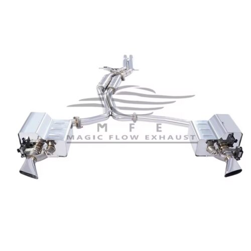 ★MFE★ A7 C7 3.0 可変バルブ マフラー エキゾースト 中間 パイプ ディフューザー リアピース ダウンパイプ 可変マフラー