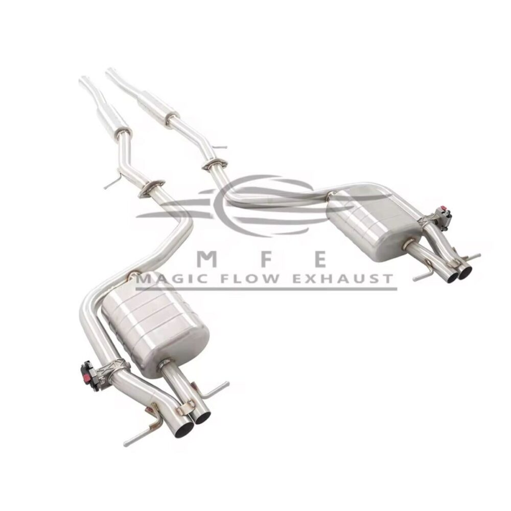 7699f0a4670bb7_1200_1199.jpg ★MFE★ W223 S500 可変バルブ マフラー エキゾースト 中間 パイプ ディフューザー リアピース 可変マフラー メルセデス Sクラス