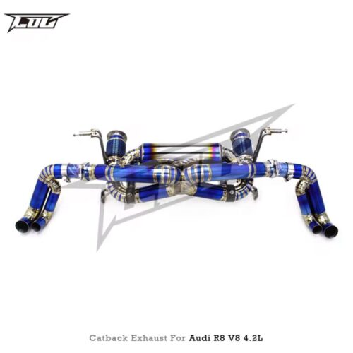 ★C.O.C★ チタン アウディ R8 V8 2006-2016 可変バルブ マフラー 中間 パイプ センターパイプ Audi ミッドパイプ