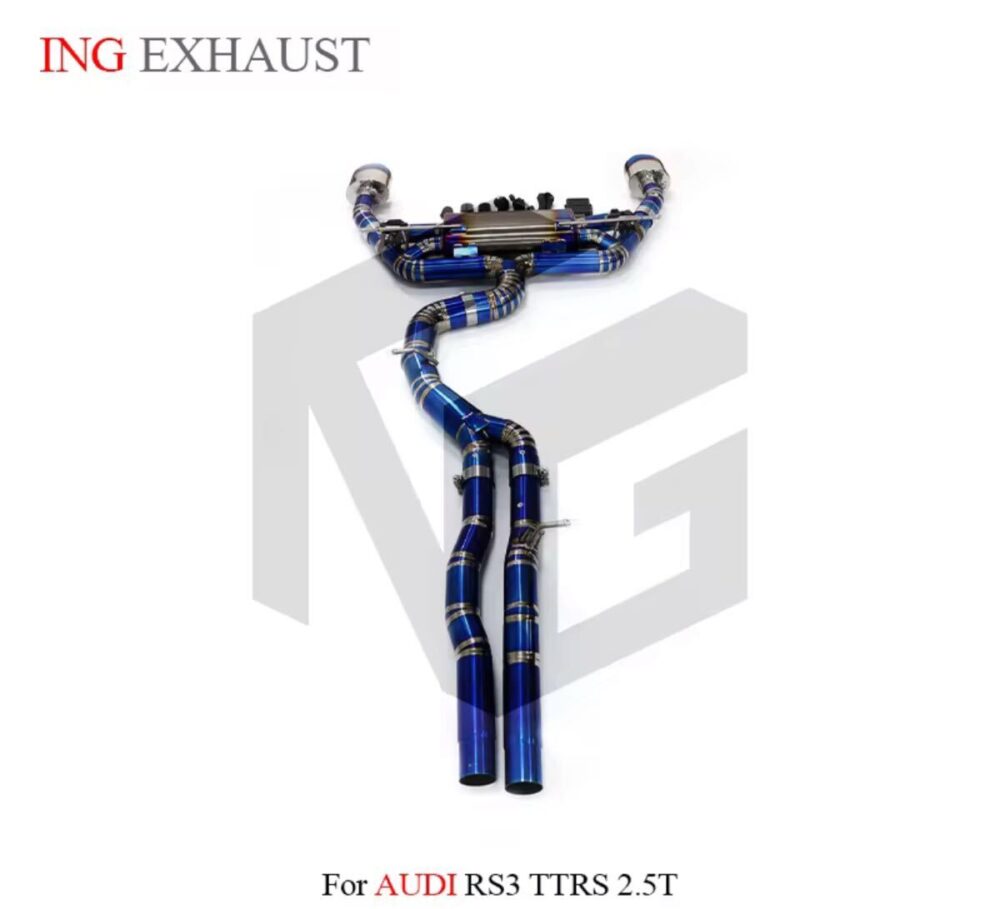 ★ING★ RS3 TTRS チタン 可変バルブ マフラー エキゾースト アウディ audi 8Y 8V