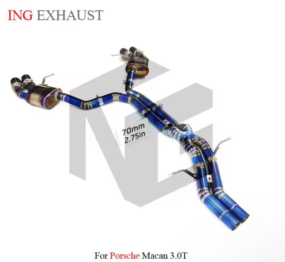 ★ING★ チタン マカン GTS S 3.0 可変バルブ マフラー エキゾースト ポルシェ PORSCHE T 95B