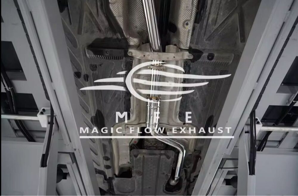 ★MFE★ X253 C253 GLC 可変バルブ マフラー エキゾースト 中間 パイプ ディフューザー リアピース 可変マフラー 200 250 300