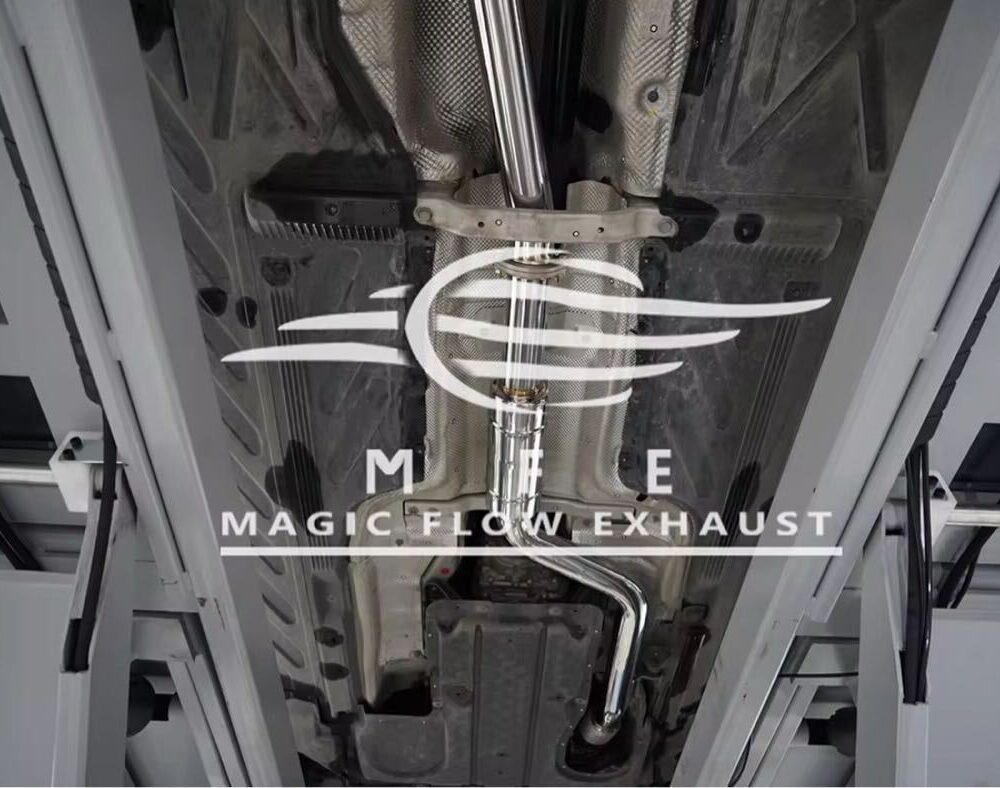 ★MFE★ X253 C253 GLC 可変バルブ マフラー エキゾースト 中間 パイプ ディフューザー リアピース 可変マフラー 200 250 300