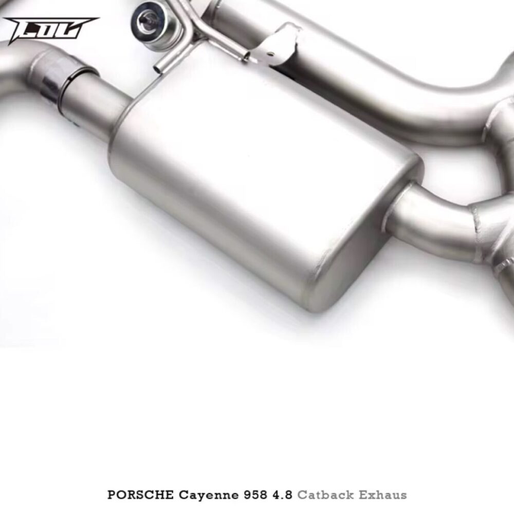 ★C.O.C★ 958 カイエン 可変バルブ ハイパフォーマンスエキゾースト マフラー パイプ 中間 Porsche ターボ 4.8