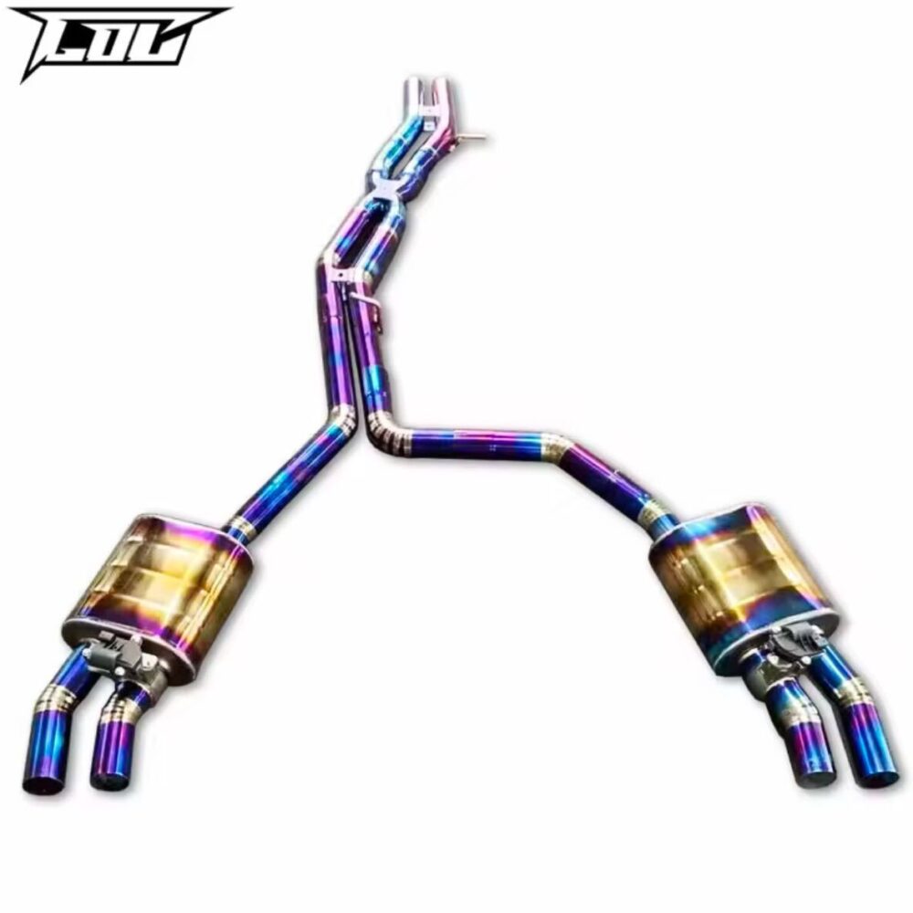 ★C.O.C★ チタン A8 D5 可変バルブ スーパースポーツ マフラー 50 60 TFSI Sライン S8 ルック リモコン