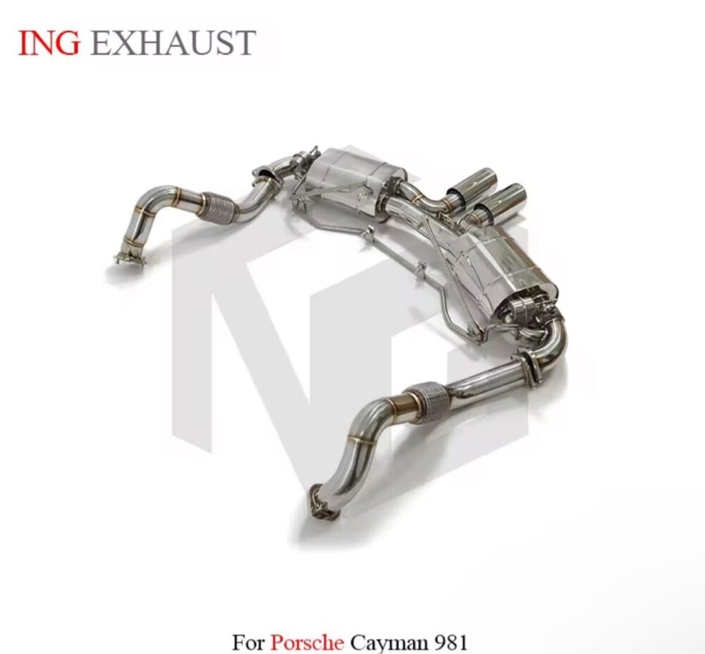 ★ING★ 981 ケイマン ボクスター 可変バルブ マフラー エキゾースト ポルシェ PORSCHE S 2.7 3.4 後期