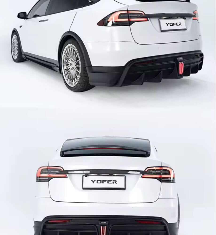 79699ebba620f5b_919_1200.jpg ★YOFER★ テスラ モデルX model X ボディキット ディフューザー バンパー マフラー リップ スポイラー グリル tesla