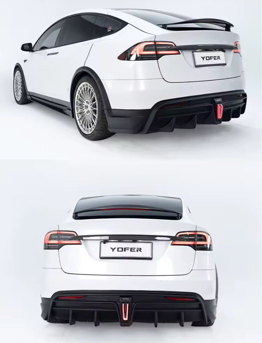 79699ebba620f5b_919_1200.jpg ★YOFER★ テスラ モデルX model X ボディキット ディフューザー バンパー マフラー リップ スポイラー グリル tesla