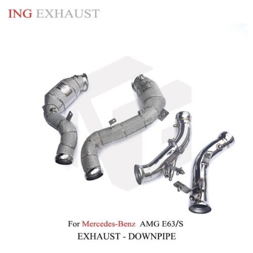 80699db1809cc0b_1170_1162-1.jpg ★ING★ W213 S213 E63 E63S マフラー エキゾースト スポーツ触媒 キャタライザー ダウンパイプ Eクラス M177