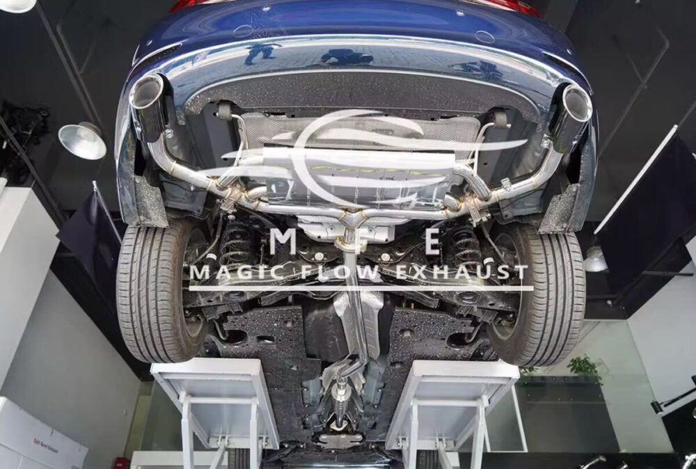 ★MFE★ マツダ6 アテンザ 可変バルブ マフラー エキゾースト 中間 パイプ ミッド ディフューザー リアピース ダウンパイプ GJ 20S