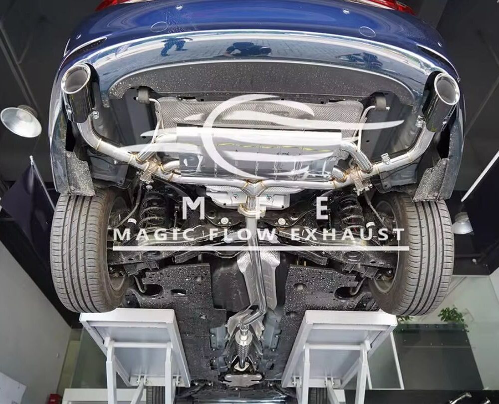 ★MFE★ マツダ6 アテンザ 可変バルブ マフラー エキゾースト 中間 パイプ ミッド ディフューザー リアピース ダウンパイプ GJ 20S