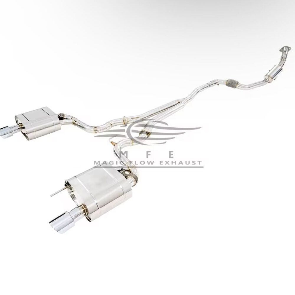 ★MFE★ マスタング エコブースト 可変バルブ マフラー 中間 パイプ ディフューザー リアピース 可変マフラー 2.3 フォード mustang