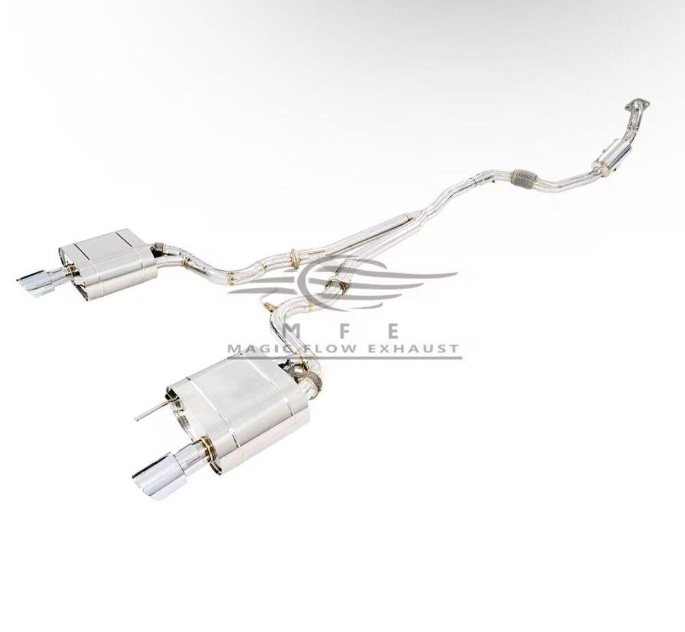 ★MFE★ マスタング エコブースト 可変バルブ マフラー 中間 パイプ ディフューザー リアピース 可変マフラー 2.3 フォード mustang