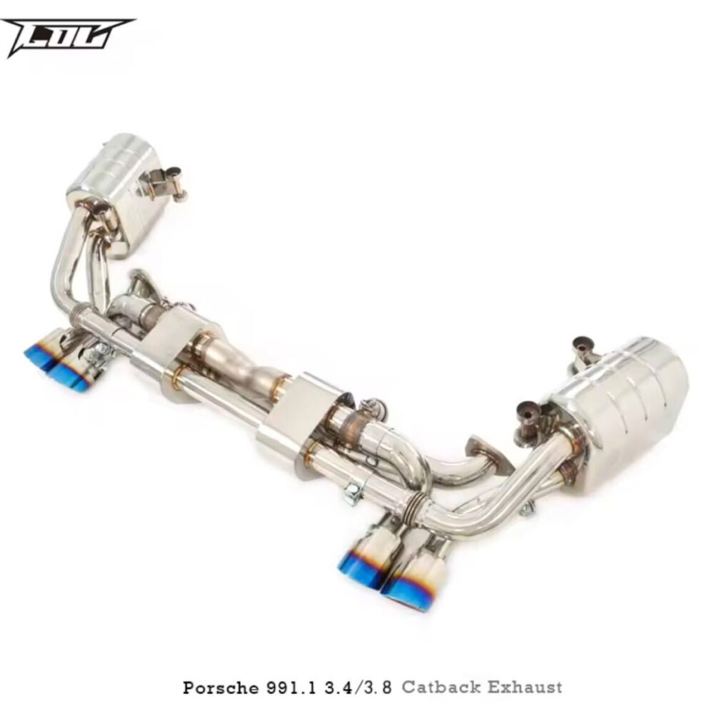 ★C.O.C★ 911 991 可変バルブ エキゾースト マフラー パイプ 中間 Porsche 3.4 3.8 カレラ ポルシェ マフラーカッター GTS S