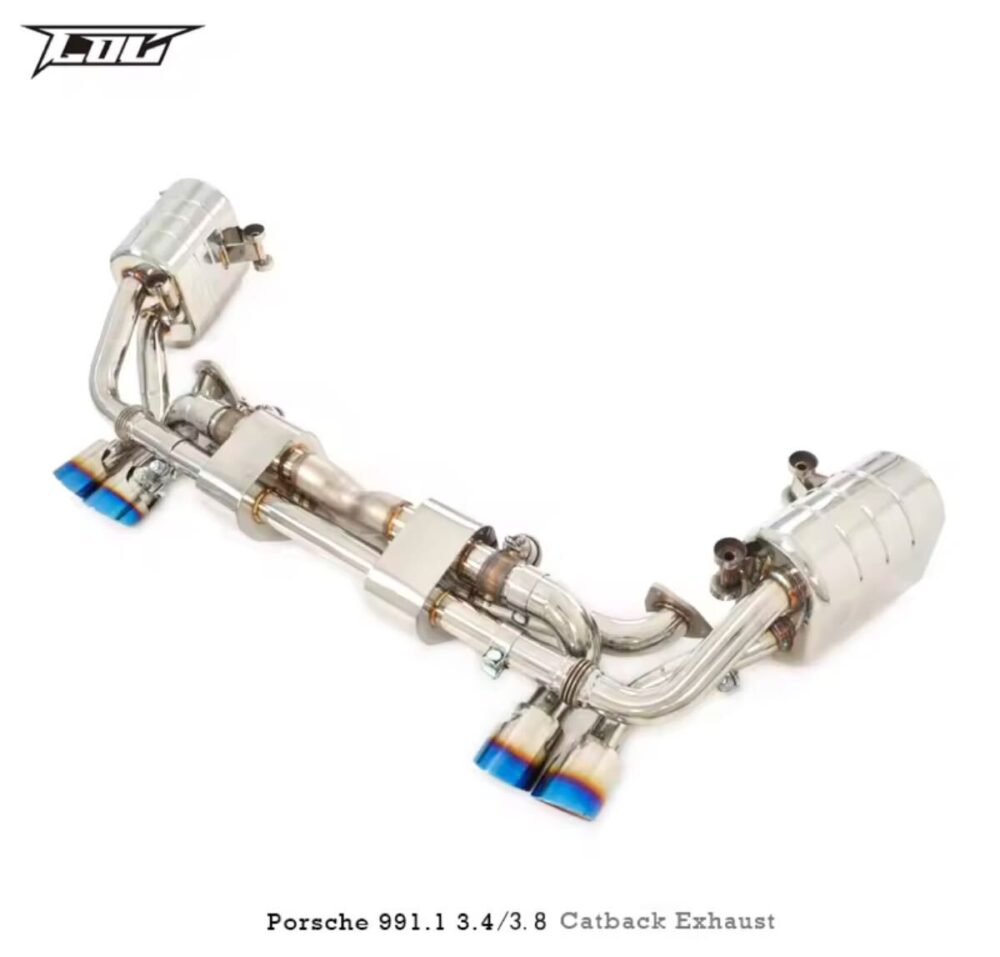 ★C.O.C★ 911 991 可変バルブ エキゾースト マフラー パイプ 中間 Porsche 3.4 3.8 カレラ ポルシェ マフラーカッター GTS S