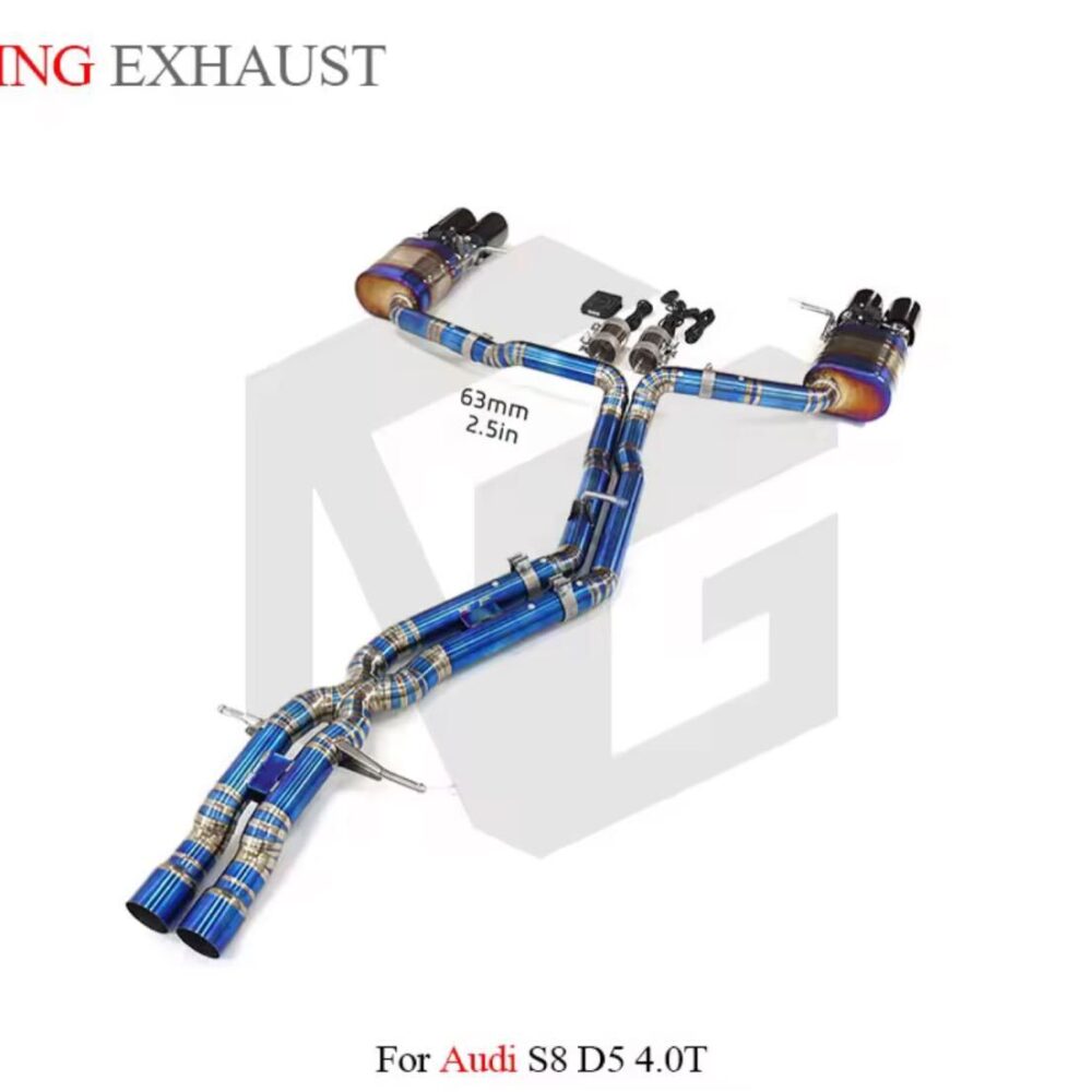 ★ING★ チタン S8 D5 可変バルブ マフラー エキゾースト アウディ audi 可変マフラー