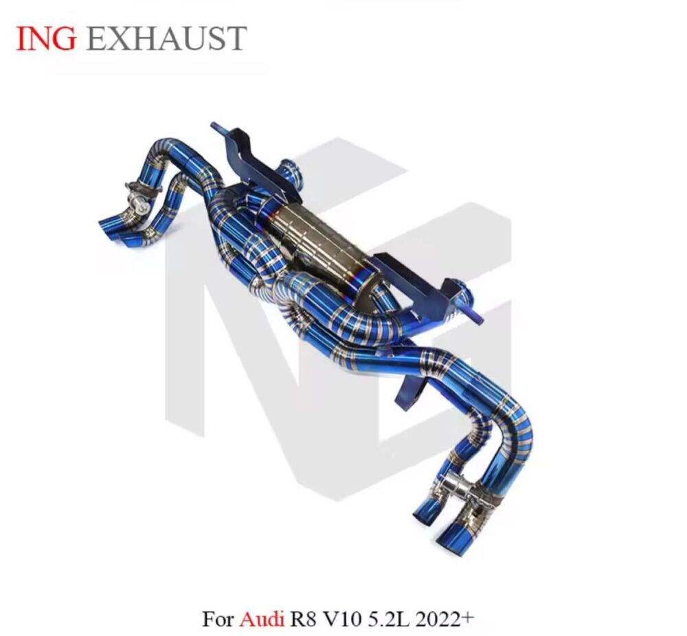 ★ING★ R8 V10 チタン 可変バルブ マフラー エキゾースト アウディ audi クワトロ 5.2