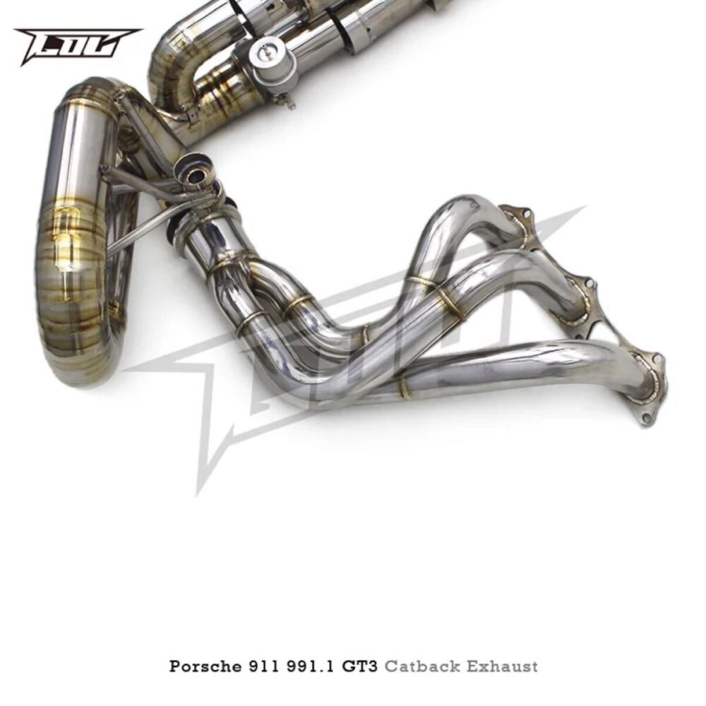 ★C.O.C★ チタン ポルシェ 911 991 GT3 可変バルブ ハイパフォーマンスエキゾースト マフラー パイプ 中間 バルブ PORSCHE