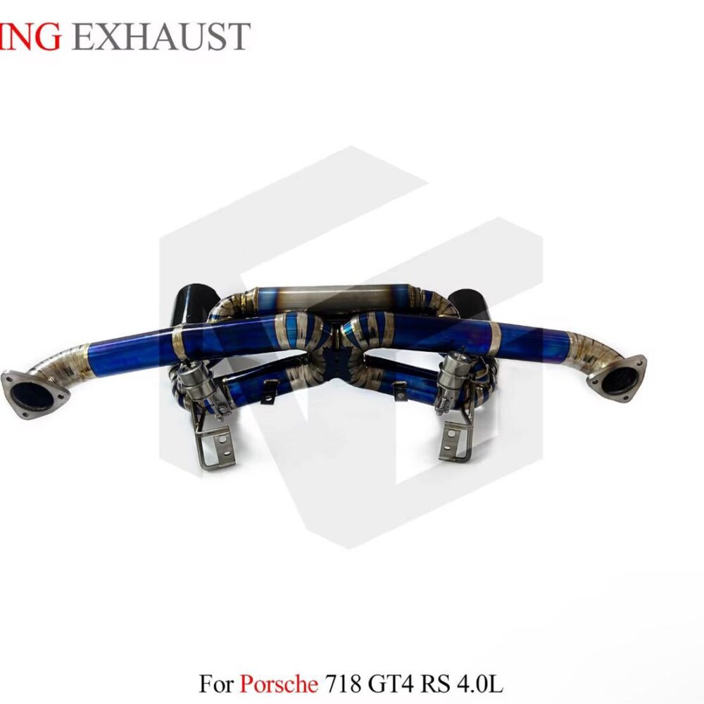 84699db19a73f75_1200_1102-1.jpg ★ING★ チタン 718 ケイマン GT4 GTS RS 可変バルブ マフラー エキゾースト 4.0 ポルシェ PORSCHE cayman ブルー