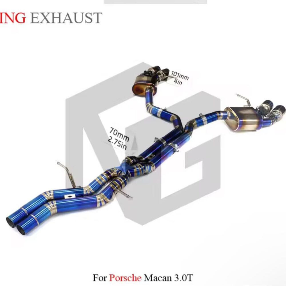 ★ING★ チタン マカン GTS S 3.0 可変バルブ マフラー エキゾースト ポルシェ PORSCHE T 95B