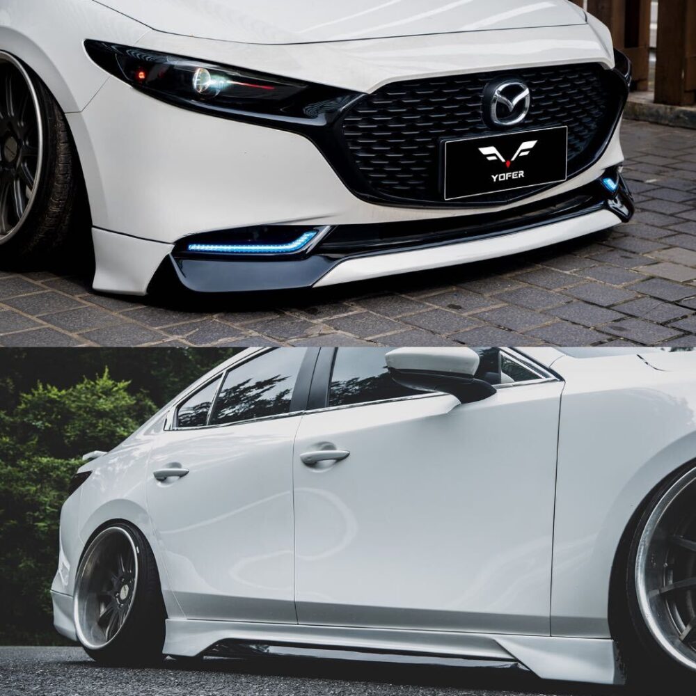 ★YOFER★ マツダ マツダ3 BP系 セダン ボディキット ディフューザー バンパー マフラー リップ スポイラー グリル mazda3
