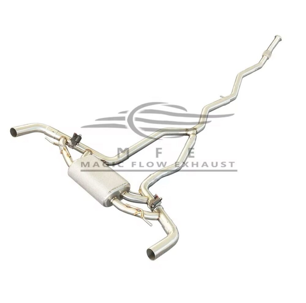 84699f0a4241417_1200_1187.jpg ★MFE★ W167 GLE53 AMG 可変バルブ マフラー エキゾースト 中間 パイプ ディフューザー リアピース ダウンパイプ 可変マフラー