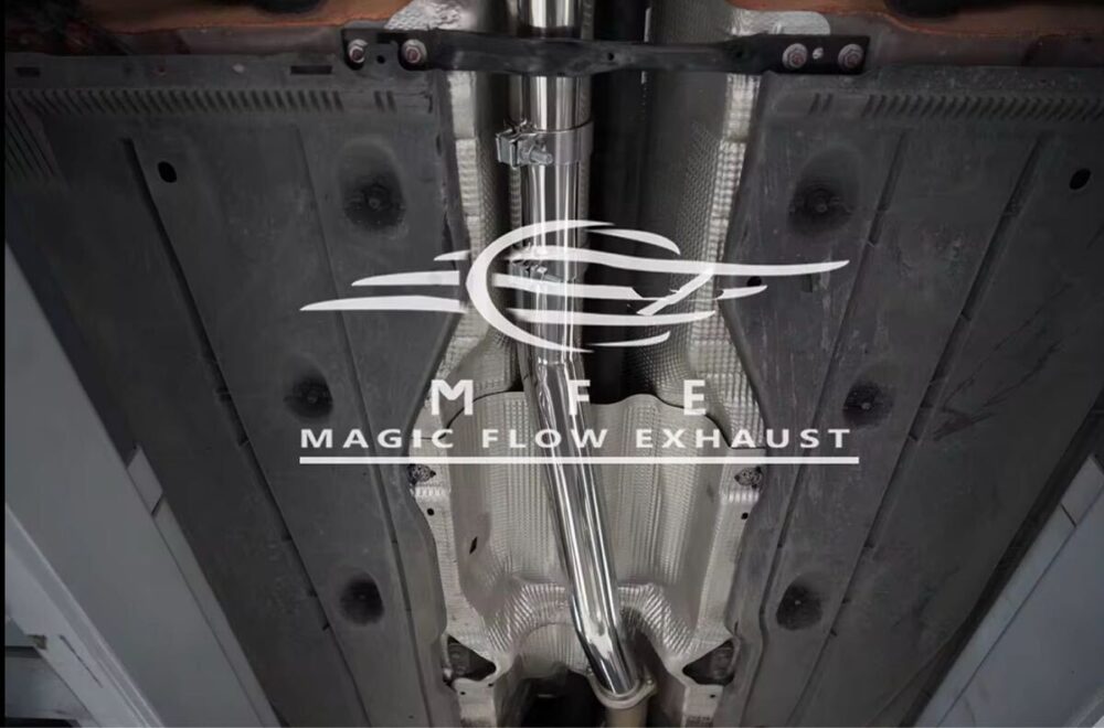 ★MFE★ アウディ S3 セダン 可変バルブ マフラー エキゾースト 中間 パイプ ミッド ディフューザー リアピース ダウンパイプ 8V