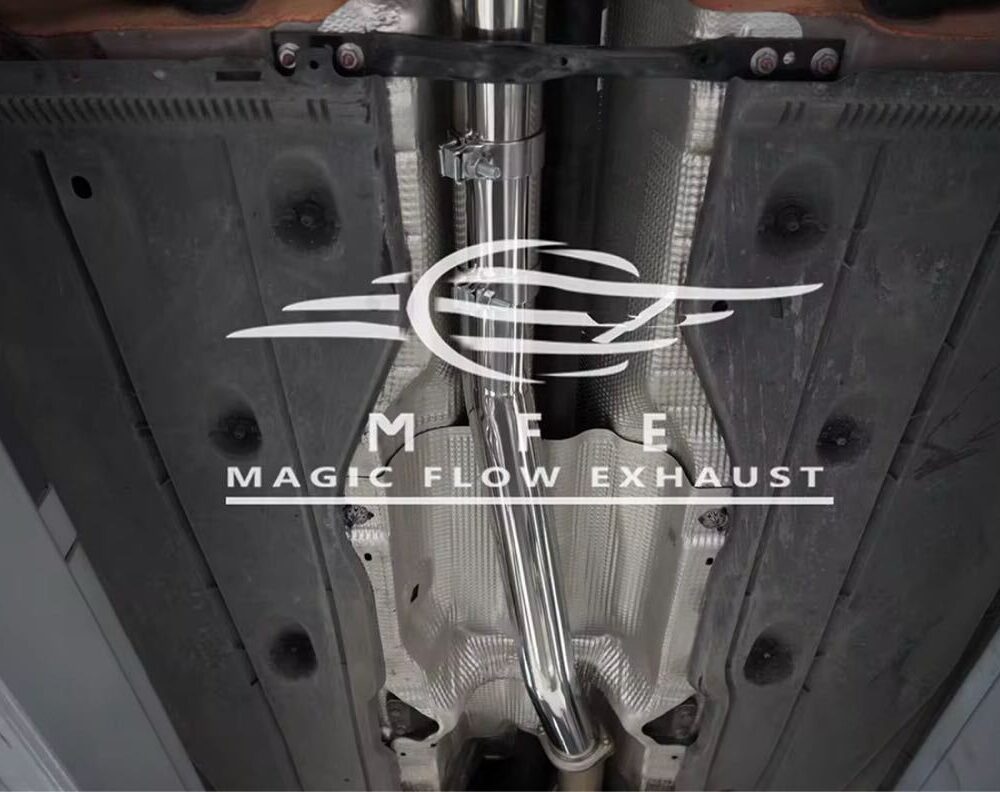 ★MFE★ アウディ S3 セダン 可変バルブ マフラー エキゾースト 中間 パイプ ミッド ディフューザー リアピース ダウンパイプ 8V