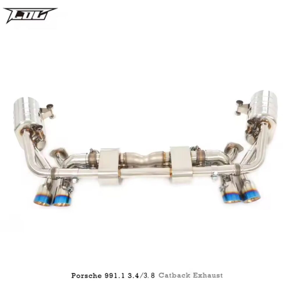 ★C.O.C★ 911 991 可変バルブ エキゾースト マフラー パイプ 中間 Porsche 3.4 3.8 カレラ ポルシェ マフラーカッター GTS S