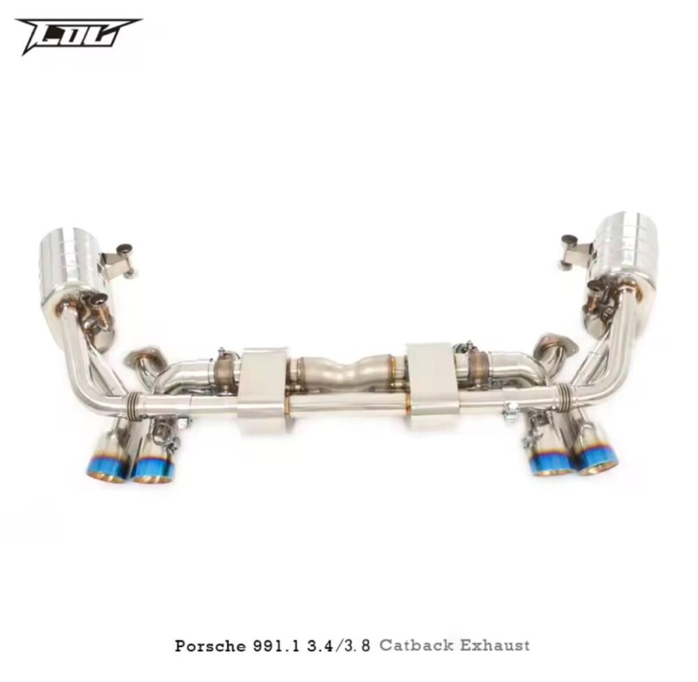 ★C.O.C★ 911 991 可変バルブ エキゾースト マフラー パイプ 中間 Porsche 3.4 3.8 カレラ ポルシェ マフラーカッター GTS S