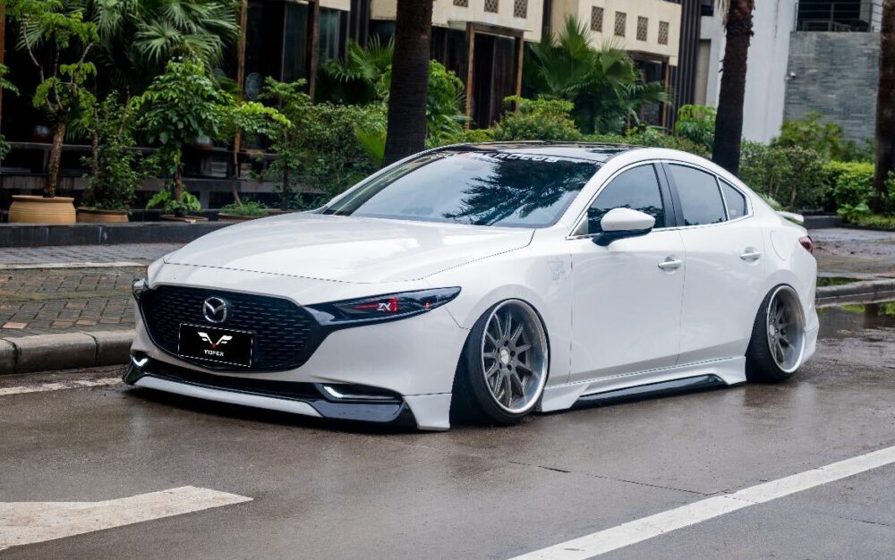 ★YOFER★ マツダ マツダ3 BP系 セダン ボディキット ディフューザー バンパー マフラー リップ スポイラー グリル mazda3