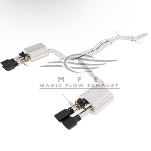 ★MFE★ アウディ Q5 可変バルブ マフラー エキゾースト 中間 パイプ ミッド ディフューザー リアピース ダウンパイプ SQ5