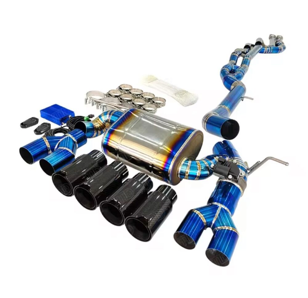 ★JTLD★ チタン F80 F82 M3 M4 可変バルブ マフラー パイプ 中間 バルブ BMW Mスポーツ F30 F31