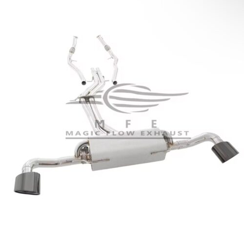 ★MFE★ アウディ Q8 可変バルブ マフラー エキゾースト 中間 パイプ ミッド ディフューザー リアピース ダウンパイプ SQ8 RSQ8