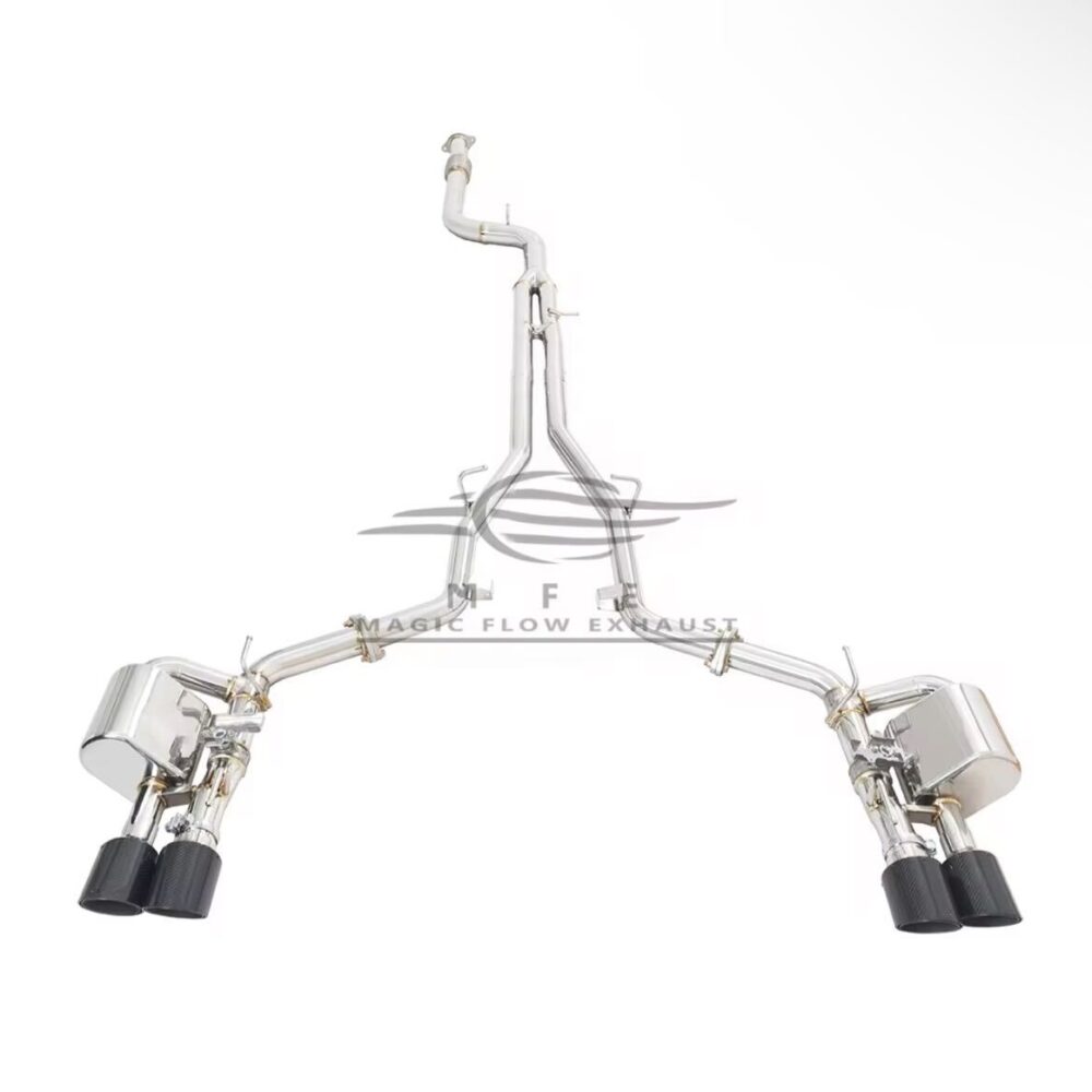 88699f0a33d02b3_1200_1163.jpg ★MFE★ マセラティ ギブリ 2.0 可変バルブ マフラー エキゾースト 中間 パイプ ディフューザー リアピース 可変マフラー