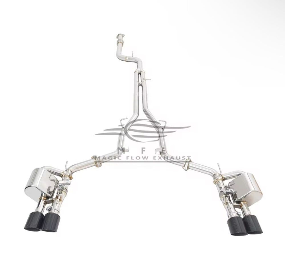 88699f0a33d02b3_1200_1163.jpg ★MFE★ マセラティ ギブリ 2.0 可変バルブ マフラー エキゾースト 中間 パイプ ディフューザー リアピース 可変マフラー