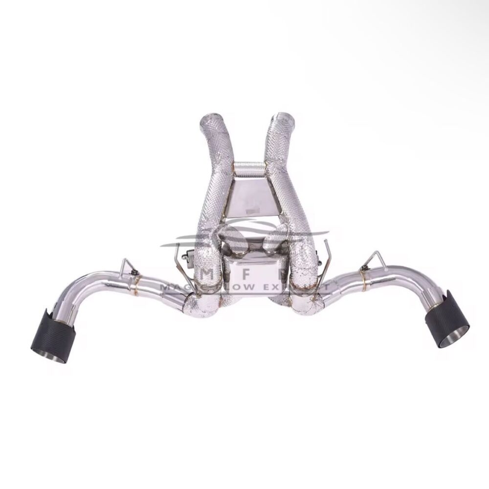 ★MFE★ マクラーレン 570S 可変バルブ マフラー エキゾースト 中間 パイプ ディフューザー リアピース 可変マフラー