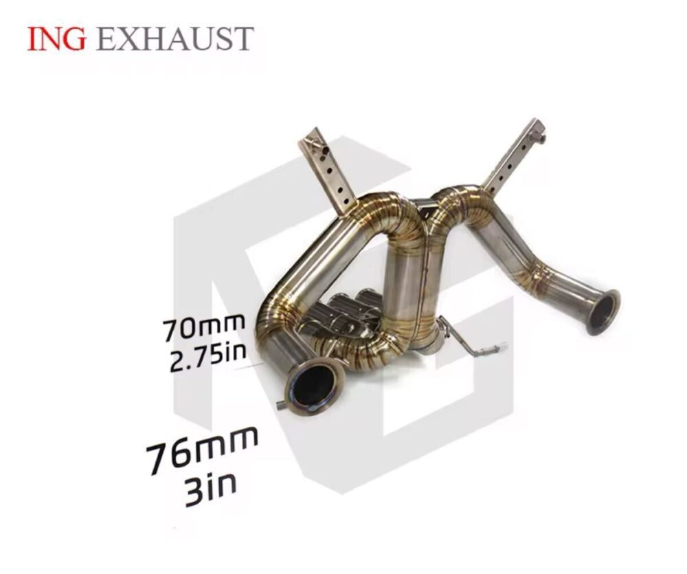 ★ING★ ランボルギーニ アヴェンタドール SVJ LP700 マフラー エキゾースト 740 750 ダウンパイプ ステンレス SV